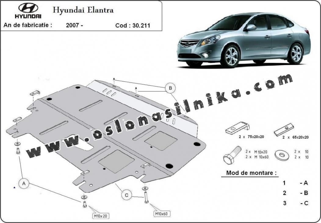 Osłona pod silnik Hyundai Elantra 1