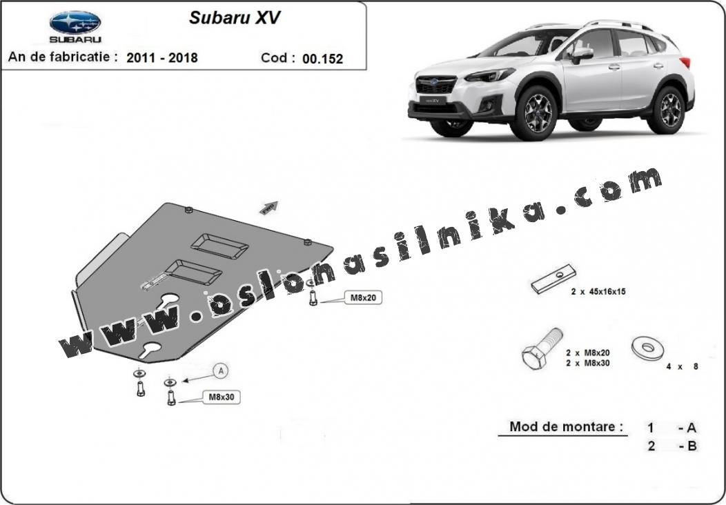 Osłona skrzyni biegów Subaru XV